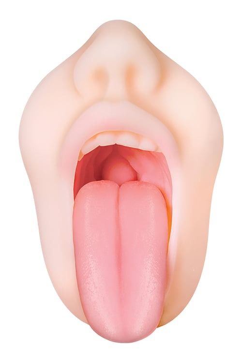 Мастурбатор рот Zero Tolerance з язиком, 16.5 см вид 5