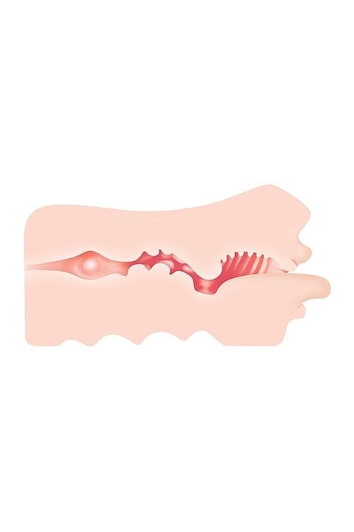 Мастурбатор рот Zero Tolerance з язиком, 16.5 см вид 9