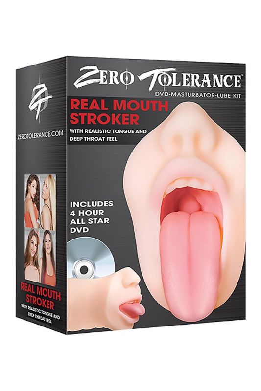 Мастурбатор рот Zero Tolerance з язиком, 16.5 см вид 10