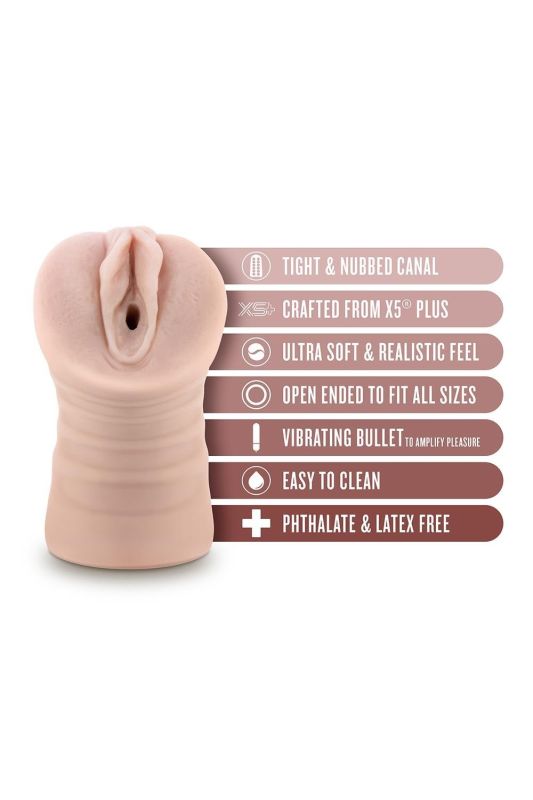 Мастурбатор вагина Blush Enlust Ayumi с вибропулей, 12 см вид 6