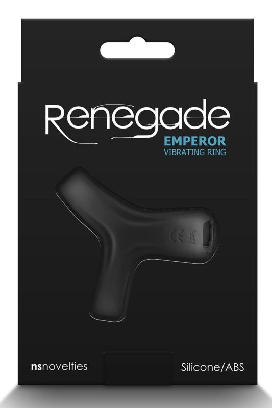 Ерекційне віброкільце NS Novelties Renegade, чорне вид 5