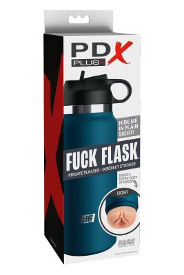 Мастурабатор вагина Pipedream PDX Plus в колбе, синий, 23.8 см