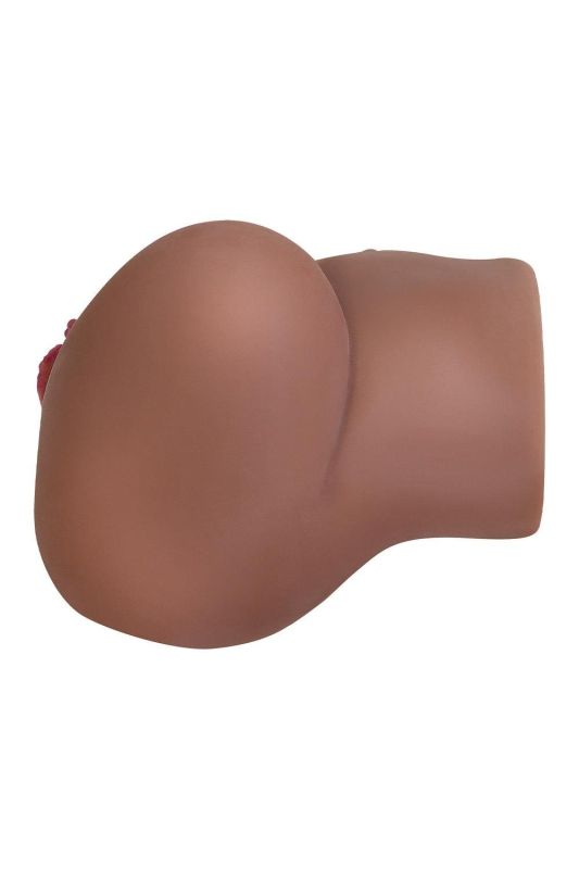 Мастурбатор анус і вагіна Zero Tolerance з ерекційним кільцем, коричневий вид 8