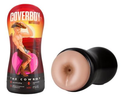 Мастурбатор анус Blush Coverboy Cowboy бежевый, 18.5 см