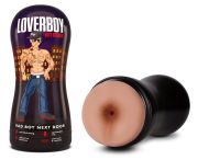 Мастурбатор анус Blush Coverboy Bad Boy в колбе, бежевый, 18.5 см