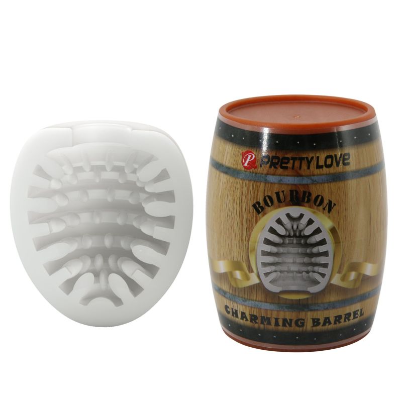 Мастурбатор яйце PRETTY LOVE Barrel білий, 5.5 см вид 3