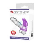 Ерекційне віброкільце з крильцями PRETTY LOVE Silas 7 режимів, фіолетове вид 12