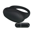 Эрекционное виброкольцо PRETTY LOVE Bertram, черное вид 6