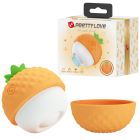 Клиторальный пульсатор PRETTY LOVE Pineapple Secret оранжевый, 5,7 х 5,1 см вид 2
