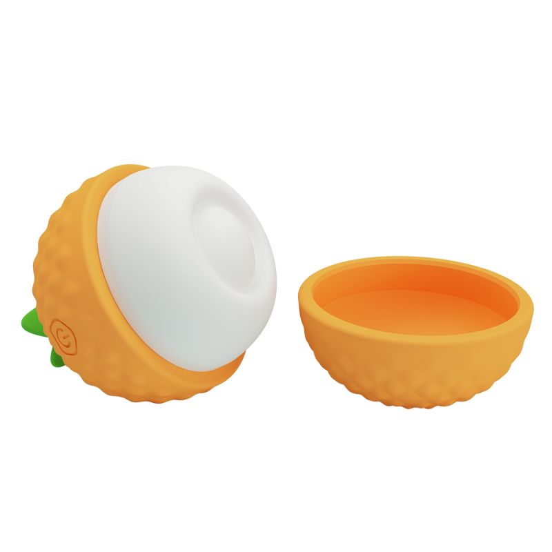 Клиторальный пульсатор PRETTY LOVE Pineapple Secret оранжевый, 5,7 х 5,1 см вид 5