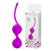 Вагинальные шарики PRETTY LOVE Kegel фиолетовые, 16 х 3.3 см