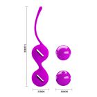 Вагинальные шарики PRETTY LOVE Kegel фиолетовые, 16 х 3.3 см вид 8