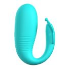 Вібратор для пар Pretty Love Remi з фрикціями, з пультом, блакитний, 9.6 х 3.4 см вид 4