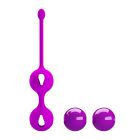 Вагинальные шарики PRETTY LOVE Kegel Tighten Up, фиолетовые, 3.2 см вид 3