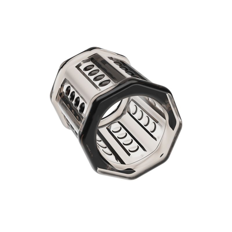 Насадка на пенис Pretty Love стимулирующая, прозрачная, 5.5 х 3.2 см вид 6