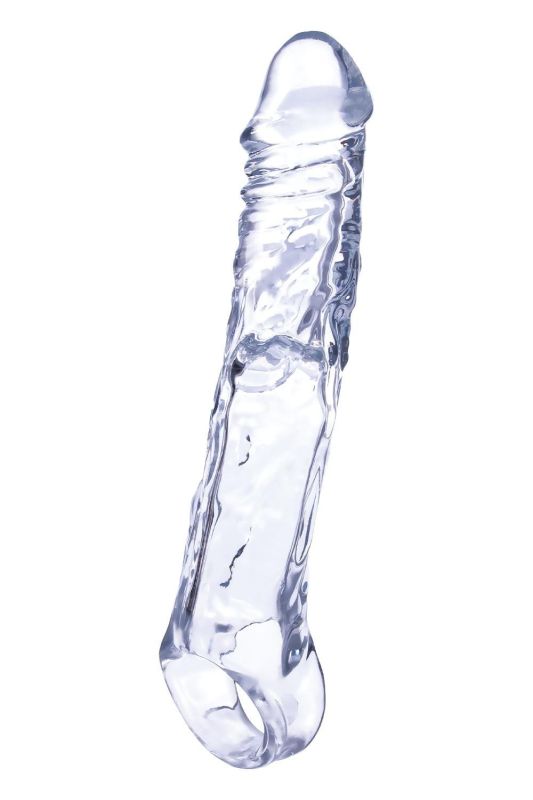 Насадка на пенис NMC прозрачная, 22.3 см вид 2