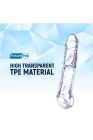 Насадка на пенис NMC прозрачная, 22.3 см вид 4