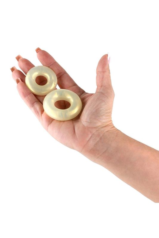 Эрекционные кольца NS Novelties Fantasia прозрачные, 2 шт вид 3