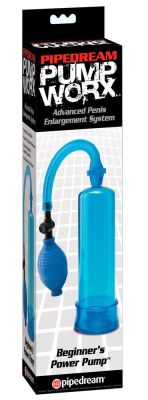 Вакуумная помпа Pipedream Pump Worx синяя, 19 см