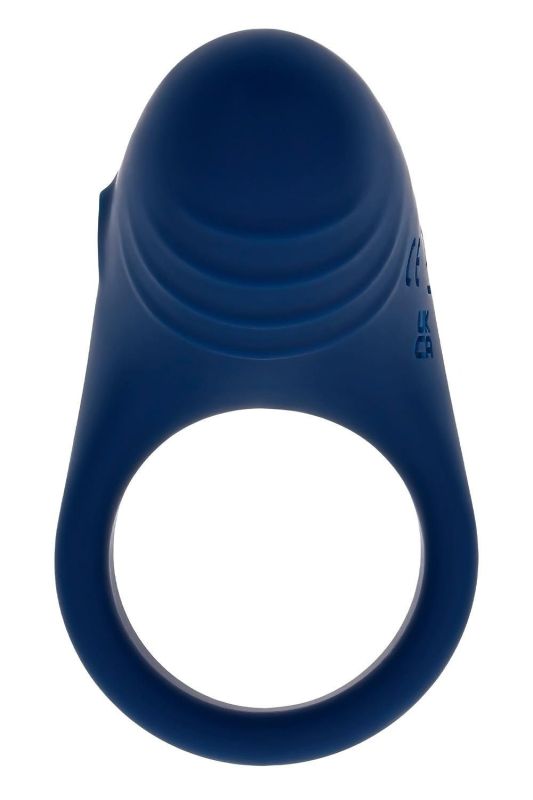 Ерекційне віброкільце Evolved Playboy синє, 7.8 см вид 5
