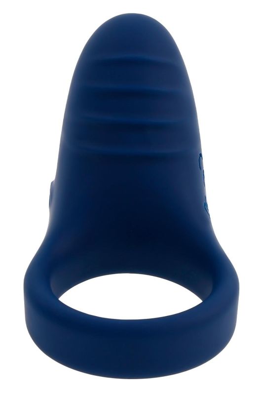 Ерекційне віброкільце Evolved Playboy синє, 7.8 см вид 6