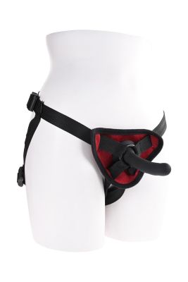 Страпон на ремнях Sportsheets Saffron женский, черный