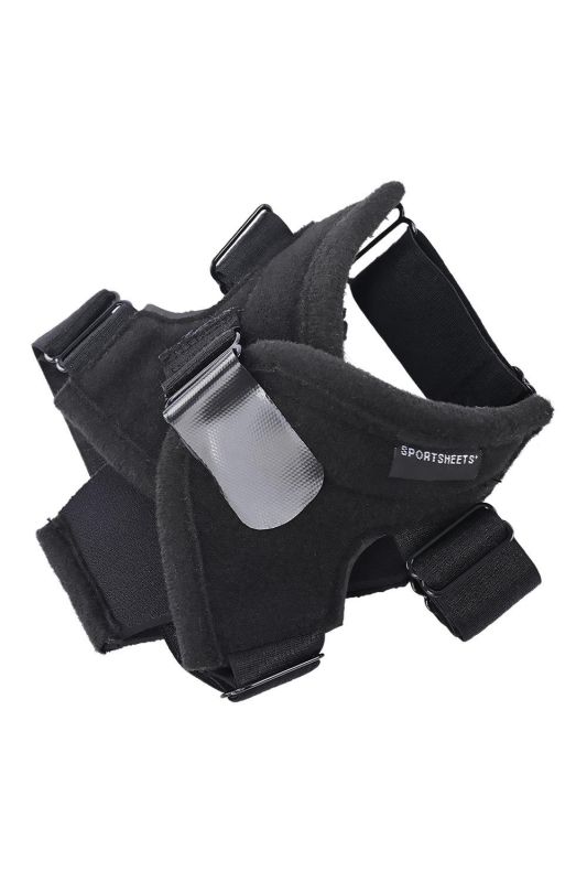 Страпон на ногу для проникновения без рук Sportsheets Pivot фетиш-аксессуар, черный вид 4