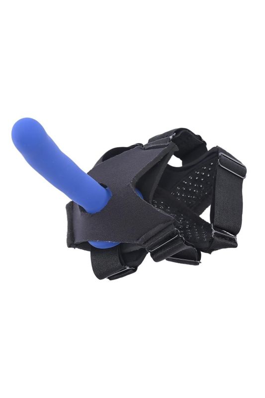 Страпон на ногу для проникновения без рук Sportsheets Pivot фетиш-аксессуар, черный вид 6