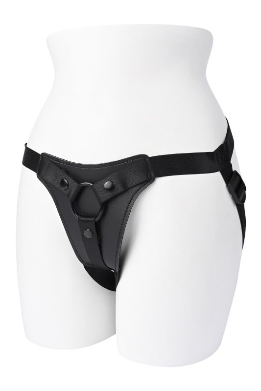 Трусики-ремені для страпону Gender X чорні вид 2