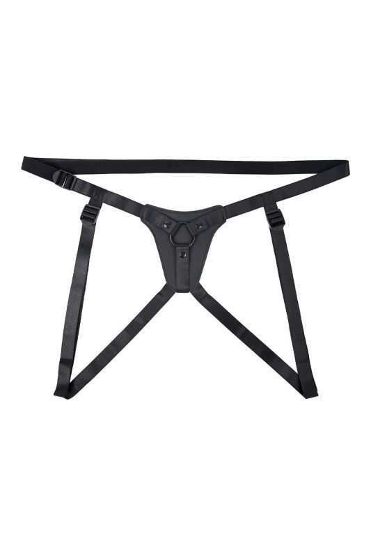 Трусики-ремені для страпону Gender X чорні вид 5
