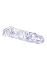 Насадка на пеніс подовжуюча NMC Ice Crystals Collection прозора, 16 см вид 3