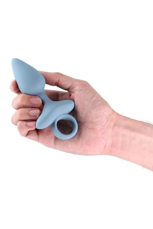 Анальный вибратор NS Novelties Renegade синий, 13 см вид 3