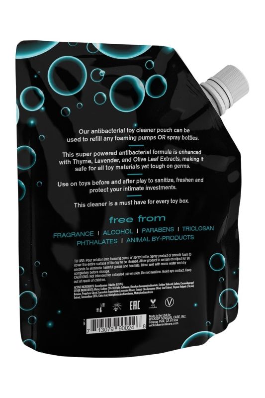 Очиститель для игрушек Wicked Sensual Care Foaming, 710 мл вид 3