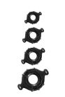Набір ерекційних кілець NS Novelties Renegade чорний, 4 шт вид 3