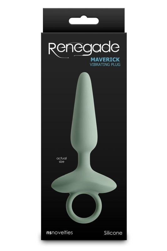 Анальный вибратор NS Novelties Renegade зеленый, 15 см вид 4