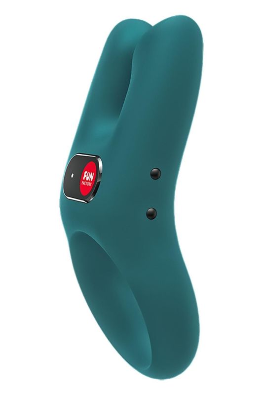 Ерекційне віброкільце Fun Factory Nos бірюзове, 8 см вид 5