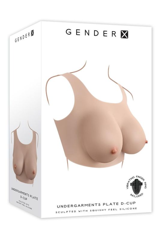 Накладні груди Gender X бежеві, 30 см вид 8