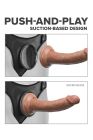 Трусики для страпону Pipedream Body Dock з підтяжками, чорні вид 5