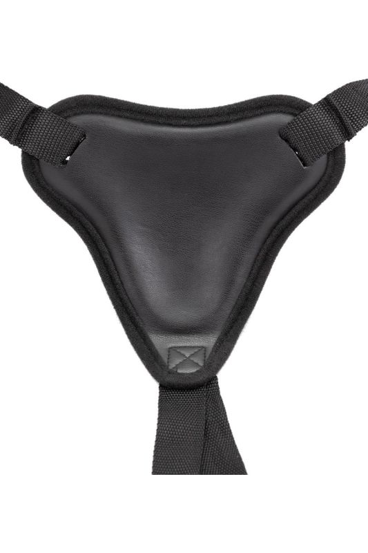 Трусики для страпона Pipedream Dillio Platinum черные вид 6