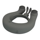 Віброкільце зі стимулюючими виступами Pretty Love Dahlia та вушками, сіре вид 8