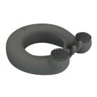 Віброкільце зі стимулюючими виступами Pretty Love Dahlia та вушками, сіре вид 9