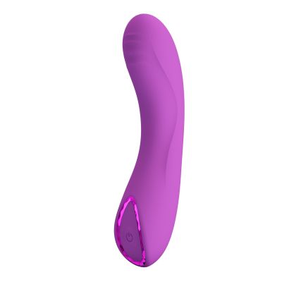 Вибратор для точки G Pretty Love Dj Dick фиолетовый, 12.7 х 2.7 см