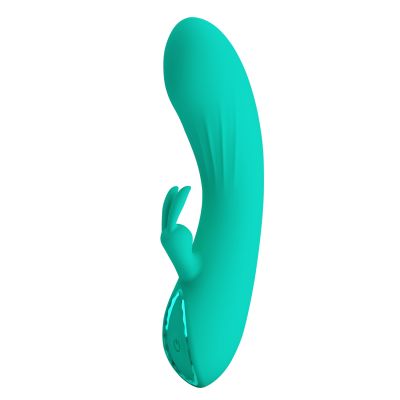 Вибратор-кролик PRETTY LOVE DJ Stick бирюзовый, 12.7 х 2.7 см