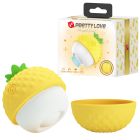 Кліторальний пульсатор PRETTY LOVE Pineapple Secret жовтий, 5,7 х 5,1 см вид 2