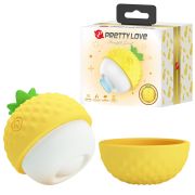 Кліторальний пульсатор PRETTY LOVE Pineapple Secret жовтий, 5,7 х 5,1 см
