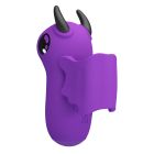 Стимулятор для клитора Pretty Love Magic Devil с сосанием и электростимуляцией, фиолетовый, 6.9 см вид 7