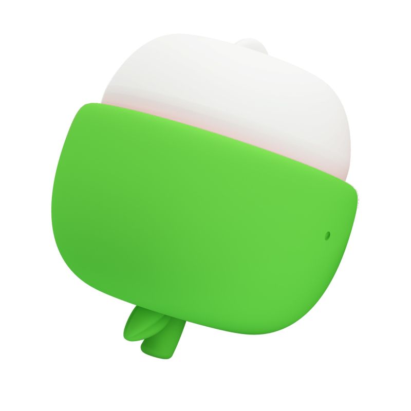 Клиторальный стимулятор с язычком Pretty Love APPLE Secret, зелёный вид 8