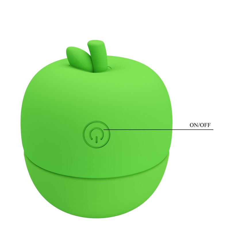 Кліторальний стимулятор із язичком Pretty Love APPLE Secret, зелений вид 9