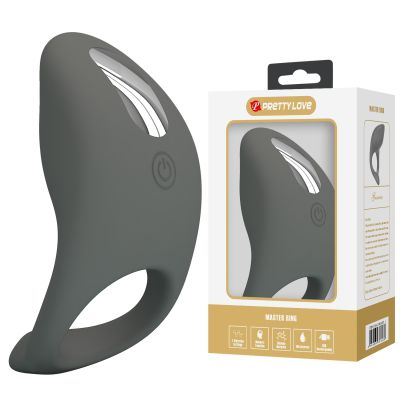 Эрекционное кольцо Pretty Love Gemma серое