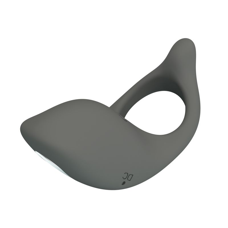 Эрекционное кольцо Pretty Love Gemma серое вид 6